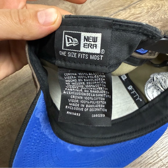 Men's Dallas Mavericks New Era x Compound Camo 7 Woodland 9Fifty Snapback Hat - Picture 8 of 9